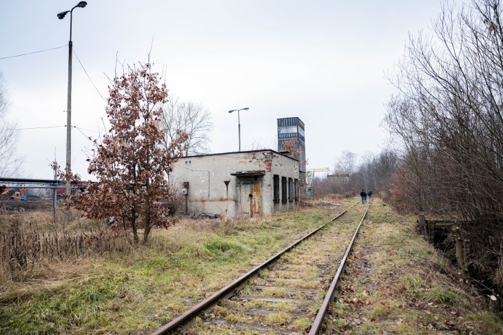 Teren poprzemysłowy po kopalni Sośnica. Fot. Koleje Śląskie